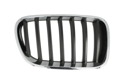 Grila radiator Dreapta potrivit BMW X3 (F25) 1.6-3.0D 2010-2017 pana in 2014 - (crom/negru)
