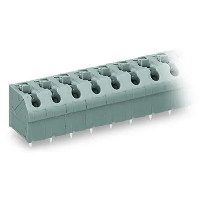 PCB terminal block; push-button; 1.5 mm²; Pin spacing 7.5 mm; 2-pole; Push-in CAGE CLAMP®; 1,50 mm²; blue