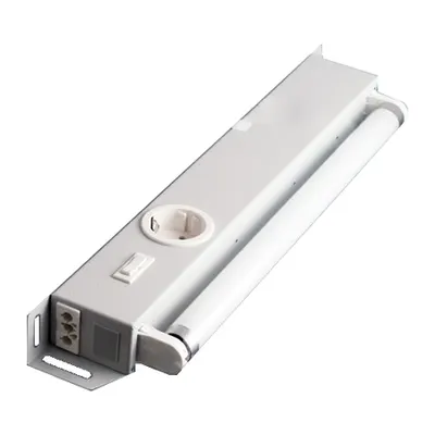 Corp de iluminat compact cu soclu T8 14W/840, RAL7035