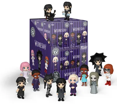 Mini-figurină Funko Television: Wednesday - Mystery Minis Blind Box