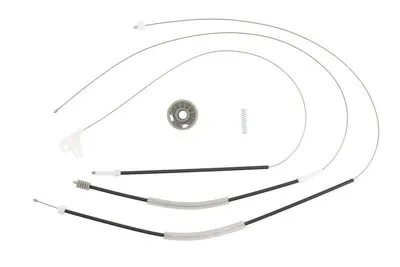 Set reparatie macara geam spate stanga potrivit SKODA OCTAVIA I 1996-2010 - (cabluri, electric)