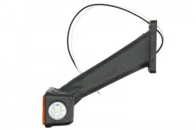 Lumina delimitare stanga, portocaliu rosu alb, LED lungime cablu 160mm, pe bratul lung, 24V