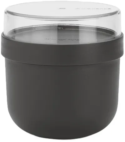 Bol pentru micul dejun Brabantia - Make & Take, 500 ml, gri închis
