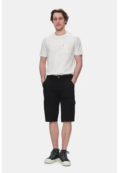 Pantaloni scurti cu buzunare Blewin - Negru - Negru