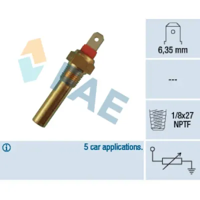 Senzor temperatura lichid racire FAE 31640