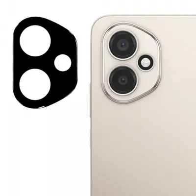 Folie de protectie Camera Spate Techsuit pentru Honor 400, Sticla Securizata, Neagra