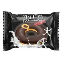 Prajitura Brawo Donut cu ciocolată cu lapte și cacao Ani, 40g Engros