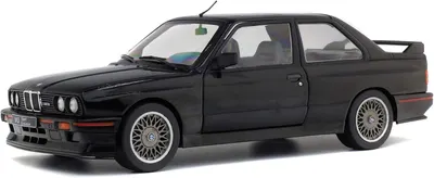 Model de colecție SOLIDO Modern: Mașini - BMW M3 E30 Sport EVO (Black) (1990)