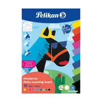 Carton color pentru activitati creative artistice, 23x33cm, 10 file, Pelikan