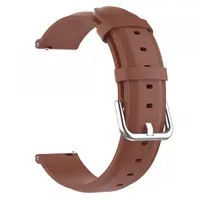 Curea Techsuit W007PU pentru Samsung Galaxy Watch / Huawei Watch Series, Maro