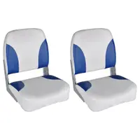 Gossi scaune barca 2 buc. 41x36x48 cm spatar pliabil perna