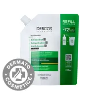 Rezerva Eco Sampon anti-matreata pentru par uscat Dercos, 390ml, Vichy