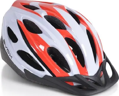 Casca de protectie pentru copii Byox - Y02, L (58-62 cm), Rosie/ alba
