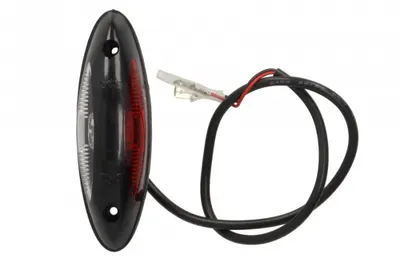 Lumina delimitare stanga dreapta, rosu alb, LED, inaltime 125mm; latime 39mm; adancime 32mm lungime cablu 500mm, fara prindere, 24V