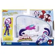 Spidey prietenii extraordinari Set motocicleta si figurina Ghost Spider 10cm