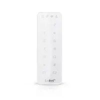 Tastatura de partitie cu cititor proximitate Satel Integra SO-MF5-W, Mifare, 13.56 MHz, cod PIN, card, buzzer, alb