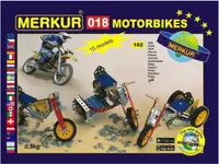 Constructor de metal 10 in 1 Merkur - Motoare, 182 piese