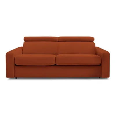 Canapea cărămizie extensibilă 195 cm Monaco – Bobochic Paris