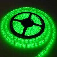 Banda Led Verde 4.8w/m, 12v Dc, 60led/m, Smd2835, Ip20
