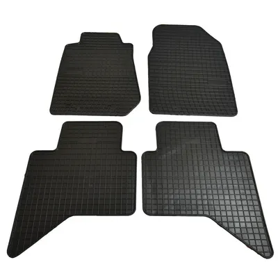 Set covorase auto din cauciuc Isuzu D-Max II 2011-, presuri FROGUM, culoare Negru, 4 buc.