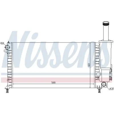 Radiator, racire motor NISSENS 61881