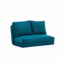 Canapea în culoarea petrolului extensibilă 120 cm Taida – Balcab Home