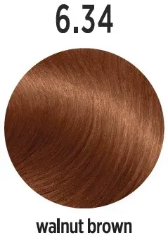 Vopsea de par Profesionala ELEMENT 6.34, 100 Ml, Wallnut Brown