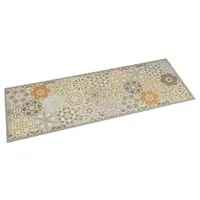 Gossi covor de bucatarie lavabil pastel hexagonal, 45x150 cm, catifea