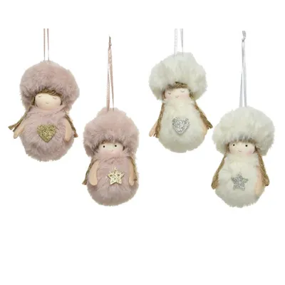 Figurina - Polyester Gaux Fur - Star, Heart - mai multe culori