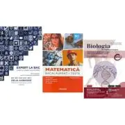 Pachet Bacalaureat 2026. Ghid complet Limba si literatura romana, Matematica M2 Tehnologic. Teste si Biologie pe intelesul tuturor Clasele 11-12