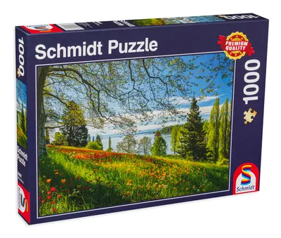 Puzzle Schmidt din 1000 de piese - Tulips Field, Mainau Island