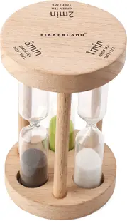 Timer de nisip pentru trei tipuri de ceai - Kikkerland