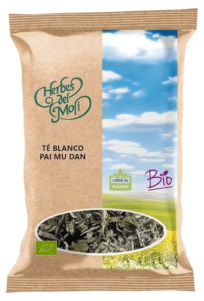 Ceai alb bio Pai Mu Dan, 30 g, Herbes del Moli