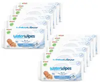 Șervețele umede de curățat pentru bebeluși Water Wipes - Baby, 12 х 60 buc