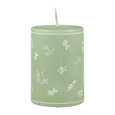 Lumânare Unipar Fleur, durată ardere 48 h, verde