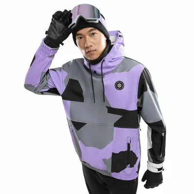 Jachetă de snowboard pentru bărbați W1 Tignes Lavanda