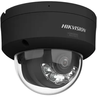 Camera IP ColorVu Hikvision DS-2CD2167G3-LIS2UY/BK, 6MP, lentila 2.8mm, Smart Hybrid Light 30m, alarma, microfon dual, PoE, IP67
