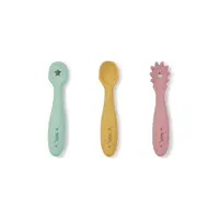 Set pre-lingurite din silicon pentru diversificare bebelusi blossom