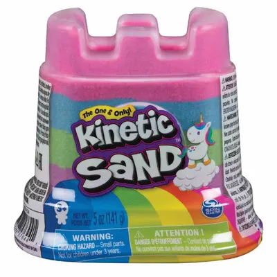Nisip Kinetic - Rainbow Unicorn Castle