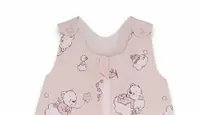 Sac de dormit copii 1.5 tog Ursuletul Martinica roz din bumbac 95 cm