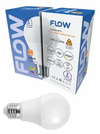 Bec LED A65 15W, E27, 4000K – Lumină neutră FLOW FBLA6515W-N