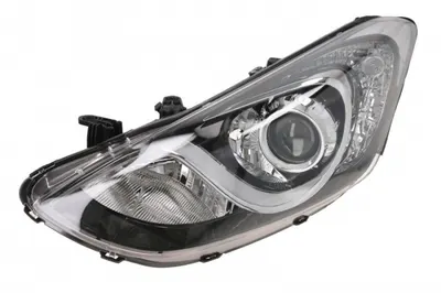 Far stanga 3 H7, electric, cu motoras, fundal negru, semnalizator transparent HYUNDAI i30 GD, Hatchback Station wagon intre 2011-2015
