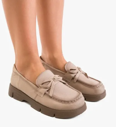 Pantofi Casual Vesa Bej