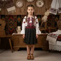 Ie Traditionala Fetite Ancuta