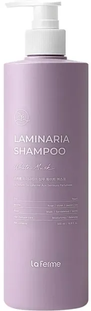 Laferme Laminaria Șampon pentru păr uscat White Musk, 500 ml