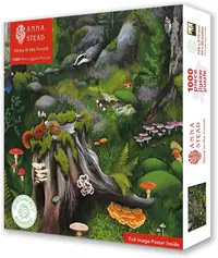 Puzzle Flame Tree din 1000 piese - Adânc în pădure