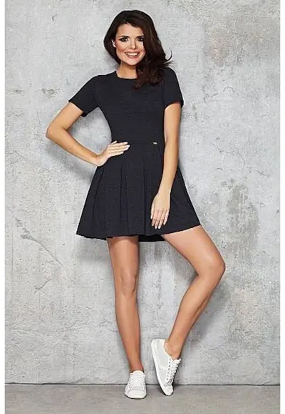 Rochie dama Bumbac - M044 - Grafit -