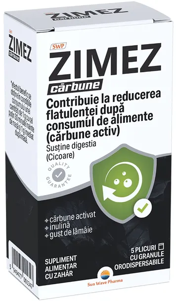 Zimez Carbune, 5 plicuri , Sun Wave Pharma
