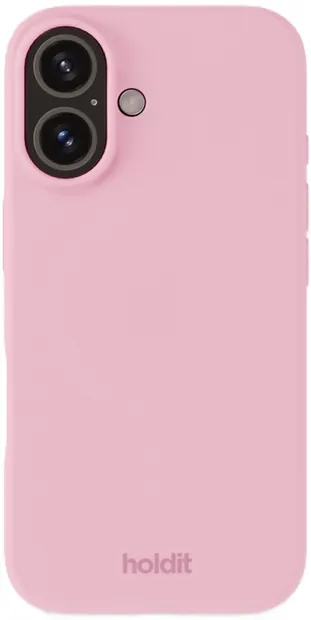 Husă Holdit - Silicone, iPhone 16 Plus, roz