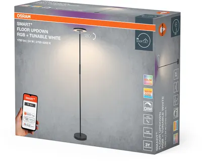 Corp de iluminat inteligent Osram - Wall Washer, RGB, negru